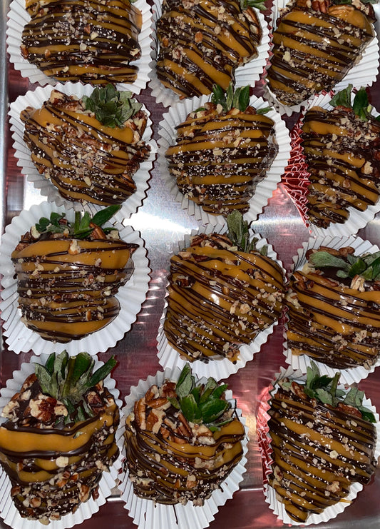 1 Dozen Turtle Covered Strawberries